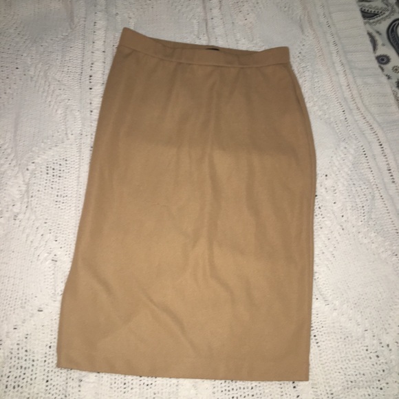 Brown Pencil Skirt - Picture 3 of 4
